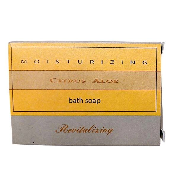 Spa Revitalizing Citrus Aloe Moisturizing Bath Bar Soap Travel Size in Box VNTG - Picture 1 of 2